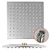 Griferia Mozart/Baño/Flor de Ducha/Cuadrada 10x10/Color plata/Revestylo - comprar online