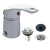 Griferia Mozart/Baño/Bidet/Vitra/9409/Con Tranf/Color Acero/Monocomando/Revestylo