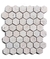 MALLA HEXAGONO 24x29 | Chicago | 5x5 | MARMOL | PIEDRA TRAVERTINO | REVESTIMIENTO | REVESTYLO