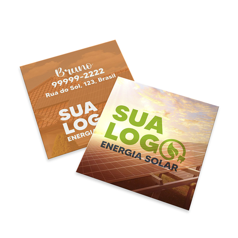 Mini Cartão Personalizado Brilho 230g