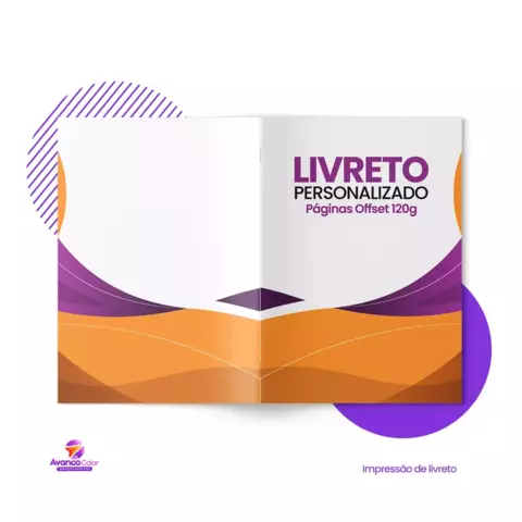 Impressão de Livreto A5 15x21cm - Offset 120g - comprar online