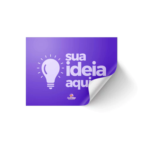 Adesivo Vinil Personalizado 4,5x3cm