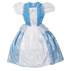 Disfraz Vestido Cenicienta Princesa Celeste para nenas excelente calidad - Piscis Disfraces