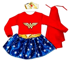 Disfraz Mujer Maravilla Wonder Woman para nenas excelente calidad en internet