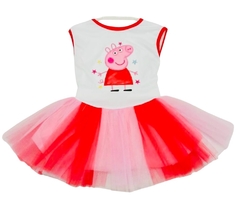 Disfraz Vestido Tutu Peppa Pig Peppa la Cerdita Rojo - comprar online