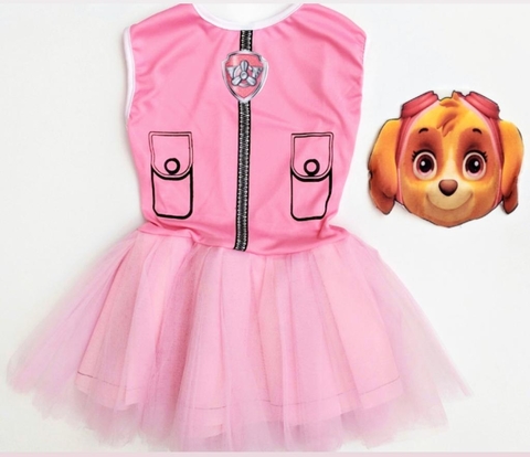 Disfraz Skye Paw Patrol Perrita Patrulla Canina Nena