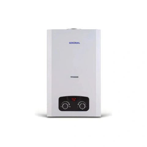 CALEFON SEÑORIAL EVOLUTION MAX 14l GAS NATURAL COLOR BLANCO