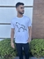 Camiseta lobo contorno pintura - Vip's