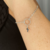 Pulseira Aro Vazado com Cruz