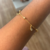 Pulseira Bolinhas e Gotas Penduradas