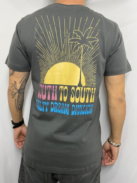 camiseta SOUTH TO SOUTH Chumbo sol amarelo