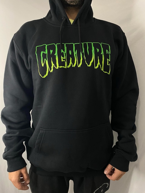 Moletom Canguru CREATURE logo green