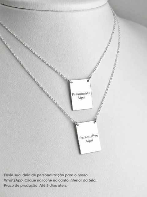 Escapulário personalizável 60 com medalha G