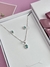 Conjunto pedra oval verde turmalina - comprar online
