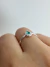 Anel gota zirconia cor turmalina verde na internet