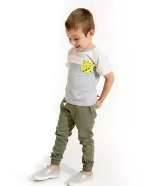 jogger kids - color verde MILITAR