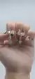 Huggies con zirconia por par