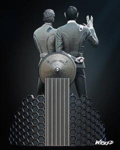 Diorama Star Trek The Wrath of Khan: Kirk e Spock - Wicked - comprar online