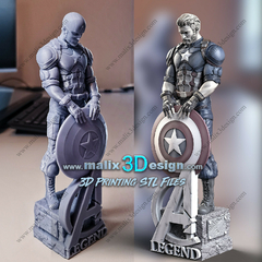 Capitão America - Sanix - Fábrica de Minis