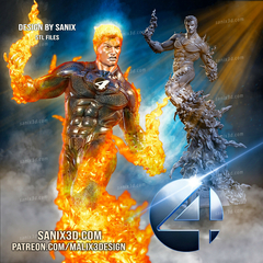 Tocha Humana - Human Torch - Sanix