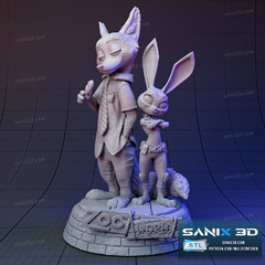 Diorama Zootopia na internet