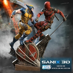 Deadpool & Wolverine Diorama - Sanix