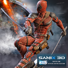 Deadpool & Wolverine Diorama - Sanix - Fábrica de Minis