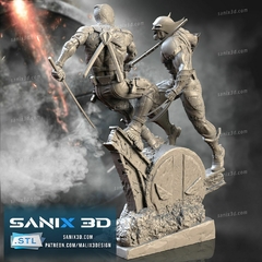 Deadpool & Wolverine Diorama - Sanix na internet