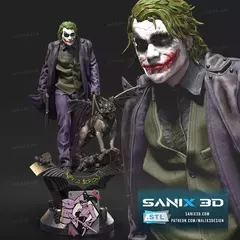 Coringa - Joker - Heath Ledger ( Mr. "J" ) - Sanix - Fábrica de Minis