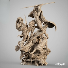 Black Panther VS Predator Diorama - Wicked - comprar online