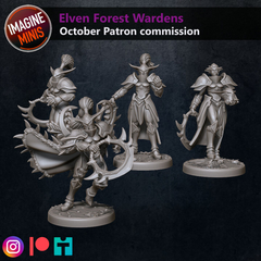 Pack Elven Forest Wardens (as 4 Minis)