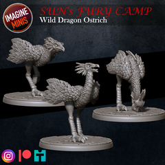 Dragon Ostrich Wild Pack (as 3 minis)