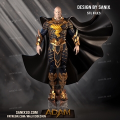 Adão Negro - Black Adam The Rock - Sanix - comprar online