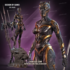 Pantera Negra - Black Panther (Wakanda Forever) - Sanix