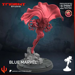 Blue Marvel na internet