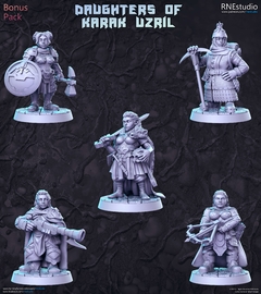 Pack com as 5 Minis Daughters of Karak Uzril