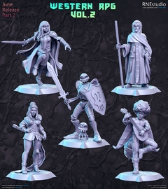 Pack com as 5 Minis Western RPG Vol. 2