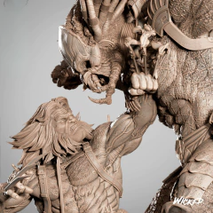 Weapon X VS Predator Diorama - Wicked na internet