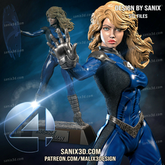 Mulher Invisível - Invisible Woman - Sanix