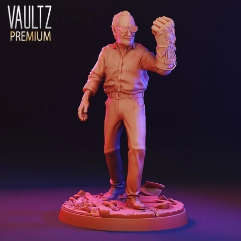 Stan Lee com Manopla do Infinito - comprar online