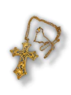 Colar cruz dourada - comprar online