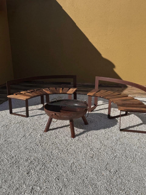 Combo fogonero + bancos - comprar online