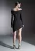 Vestido Ombro a Ombro Assimétrico - Caos - comprar online