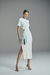 VESTIDO CANELADO ABERTURA LATERAL - CAOS - comprar online