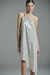 VESTIDO ASSIMETRICO ALCA STRING CRYSTAL - CAOS na internet
