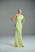 Vestido Longo de Tule Drapeado- Caos