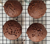 Mini pães de amêndoas com cacau e gotas 70% - 4 unidades