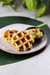 Waffle de Pão de Beijo - Vegano