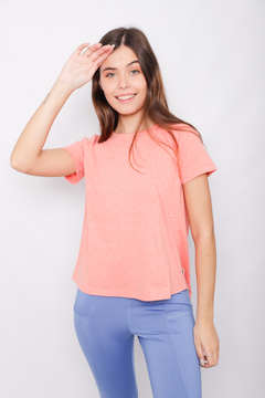 Remera Game Coral