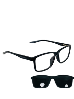 Óculos Armação Masculino + Clip On 2 em 1 CM-121 C5